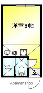 ユナイト小倉マリナ・デル・レイ【2階】の間取り