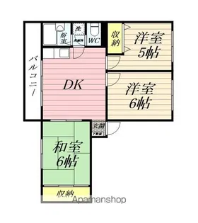 スカイラークタウン弐号館【2階】の間取り
