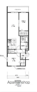 M'S RING GRANDE 春日出北【3階】の間取り