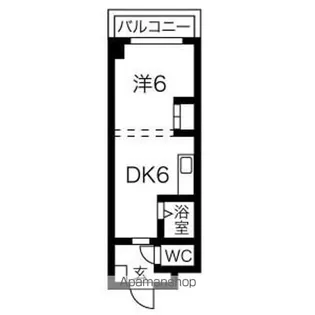 オクタワーズ野幌イーストタワー【206号室】の間取り