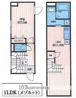 ザ・レジデンス駒沢大学【1階】の間取り