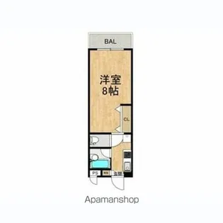 ウィンズコート高砂【305号室】の間取り