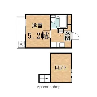メゾンレオ丘の上【2階】の間取り