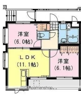センチュリー中村【3階】の間取り