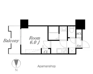 プレサンス高畑ルミア【11階】の間取り
