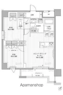 メゾンクロロ【3階】の間取り