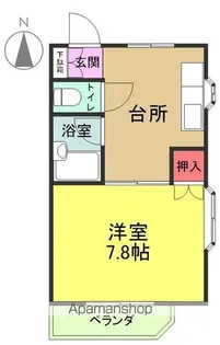 ファミールみによん【101号室】の間取り