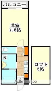ブライトヒル九工大前【2階】の間取り
