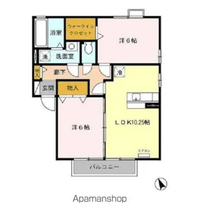 リビングタウンみらい平 C【2階】の間取り