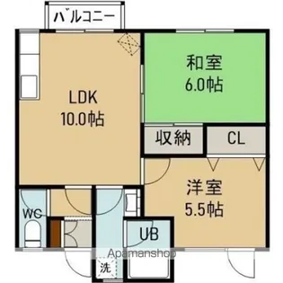 TWIN PALACEB(ツインパレスビー)【202号室】の間取り