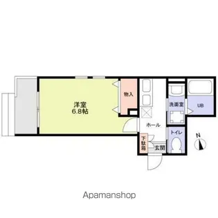 ジュネス東松戸【1階】の間取り