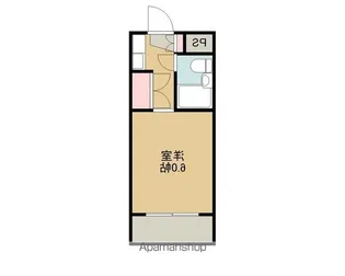 プリンスオーロラⅡ【607号室】の間取り