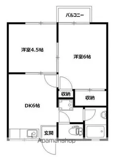 ハイライズ内田【203号室】の間取り