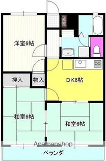 グランシャリオ【303号室】の間取り