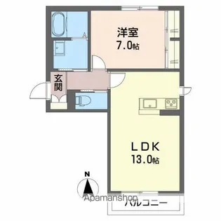 シャーメゾンリベイナ【2階】の間取り