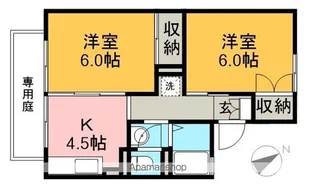 セジュール南瀬戸【1階】の間取り