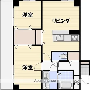 アドバンス東習志野【4階】の間取り