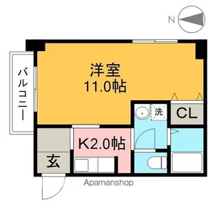 ロイヤル新本町【2階】の間取り