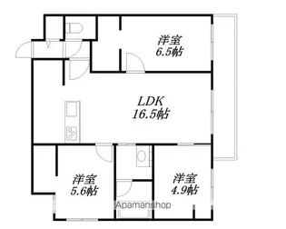 ZABO HILLS 発寒中央【4階】の間取り