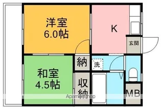 第2馬橋マンション【4階】の間取り