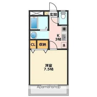 グレートマンションAM (新田町4丁目)【1階】の間取り