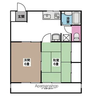 メゾンドリーム【1階】の間取り