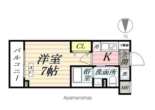 MAXIV CROS横浜大口通【1階】の間取り