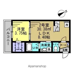 アーバングレイスⅢ【3階】の間取り