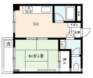 日神パレス青梅【302号室】の間取り