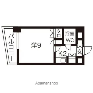 エスパシオ支倉【6階】の間取り