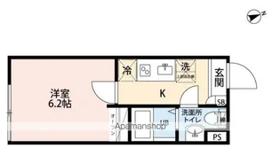エーテラス赤羽【4階】の間取り