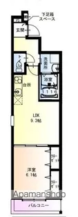 フジパレス今川公園東 Ⅱ番館【3階】の間取り