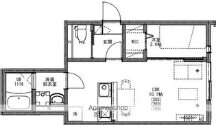 KEIAI RESIDENCE 八千代中央【3階】の間取り