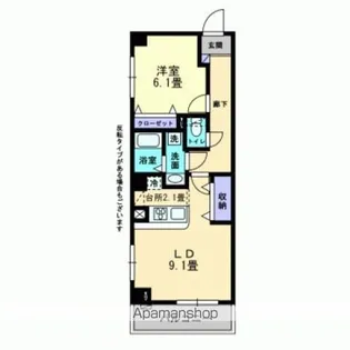 フィネス竹原【504号室】の間取り