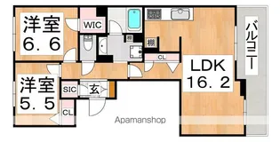 グランノーブル【4階】の間取り
