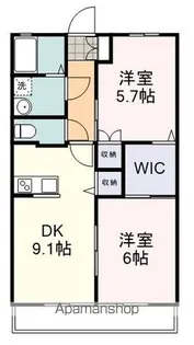 T−STYLE向敷地南【102号室】の間取り