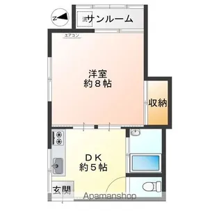 東京都中野区野方4丁目【アパート】の間取り