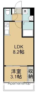 バルミジュール宮千代【3階】の間取り