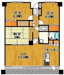 COZY緑が丘【2階】の間取り