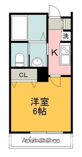 MARK DUO狭山Ⅳ【2階】の間取り