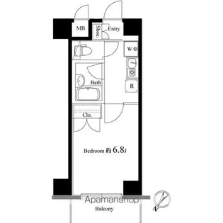 ヴェルトウォーターフロント【9階】の間取り