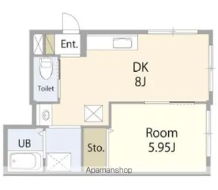 豊玉中ハウス【101号室】の間取り