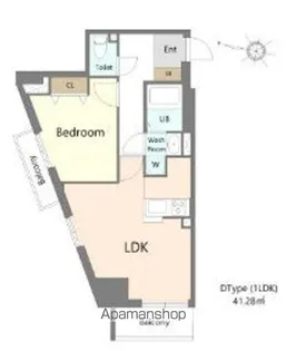 東京都杉並区阿佐谷北1丁目【マンション】の間取り