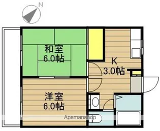 メゾン・ド・平岡【2階】の間取り