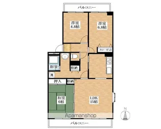 3LDKの間取り画像