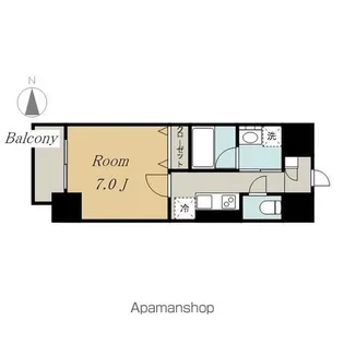 ブリリアコート金山【605号室】の間取り