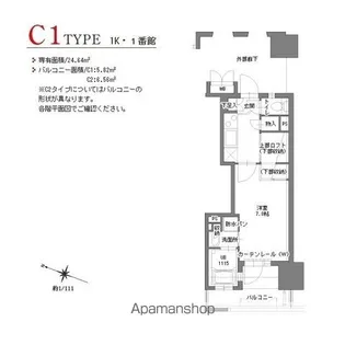アクタス博多Vタワー【7階】の間取り