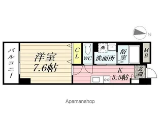 URBAN FLATS北上【2階】の間取り