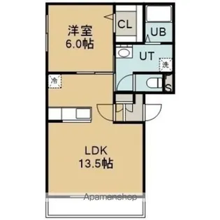 セゾンクレールAOYAGIⅡ【1階】の間取り