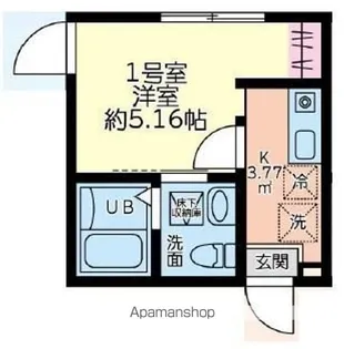 仮)シティハイツ立川立飛【101号室】の間取り